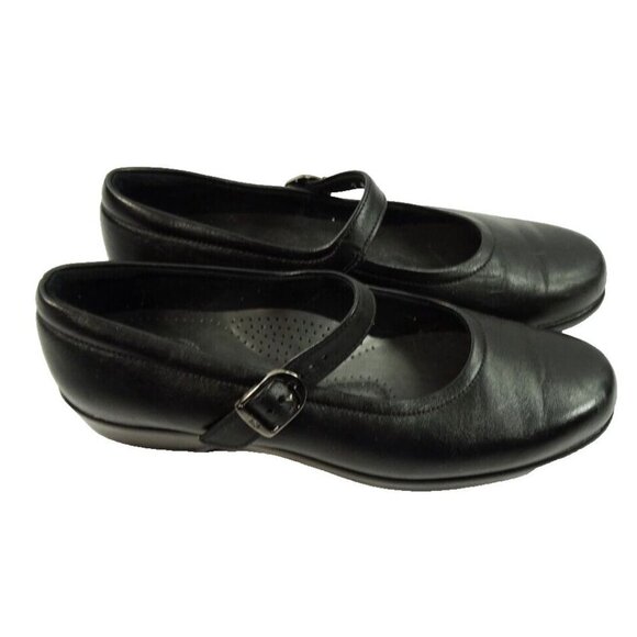 Tripad Sas Womens Size 7 N Narrow Mary Jane Black Dress Shoes Strap Made in USA - Picture 3 of 11